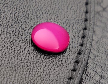 Accesorios de piedra de ágata magenta